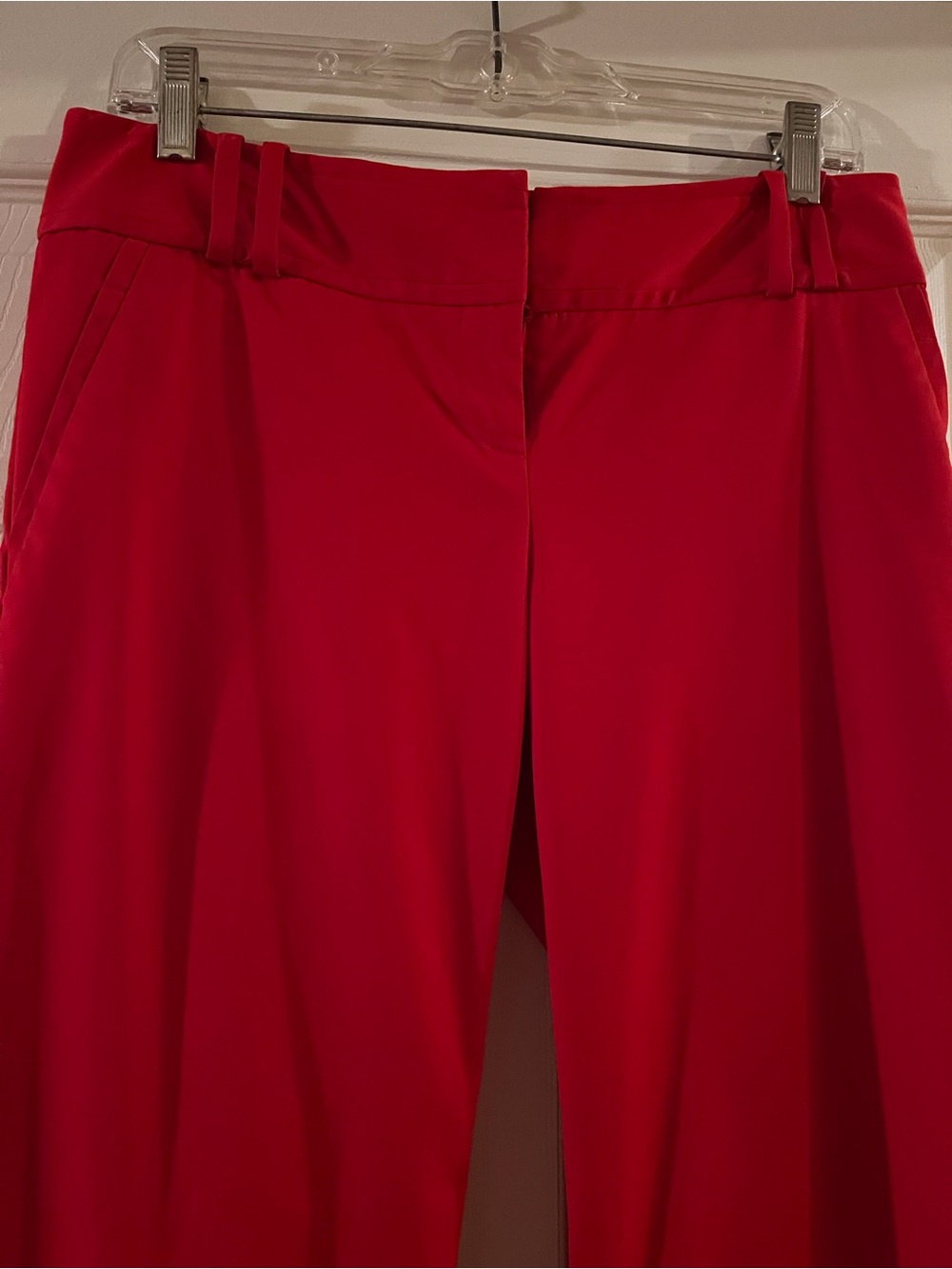 The Limited Bright Red Wide-Leg Pants